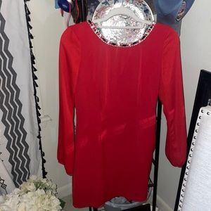 Beautiful red dress perfect for the holidays coming up! Size small